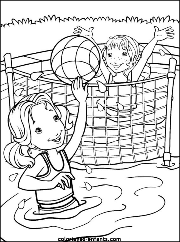 Les coloriages de sports-aquatiques sur  coloriages-enfants.com