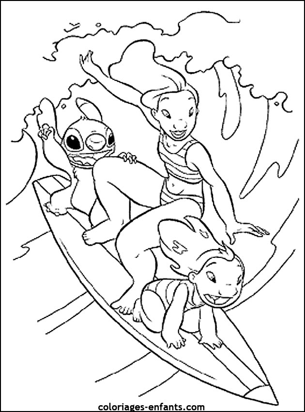 Les coloriages de sports-aquatiques sur  coloriages-enfants.com