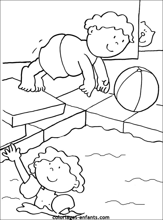 Les coloriages de sports-aquatiques sur  coloriages-enfants.com