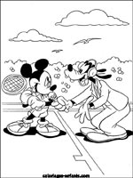 Coloriages de tennis