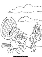 Coloriages de tennis