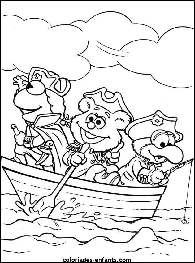 coloriages de bateaux