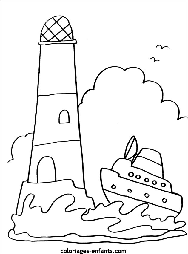 coloriages de bateaux