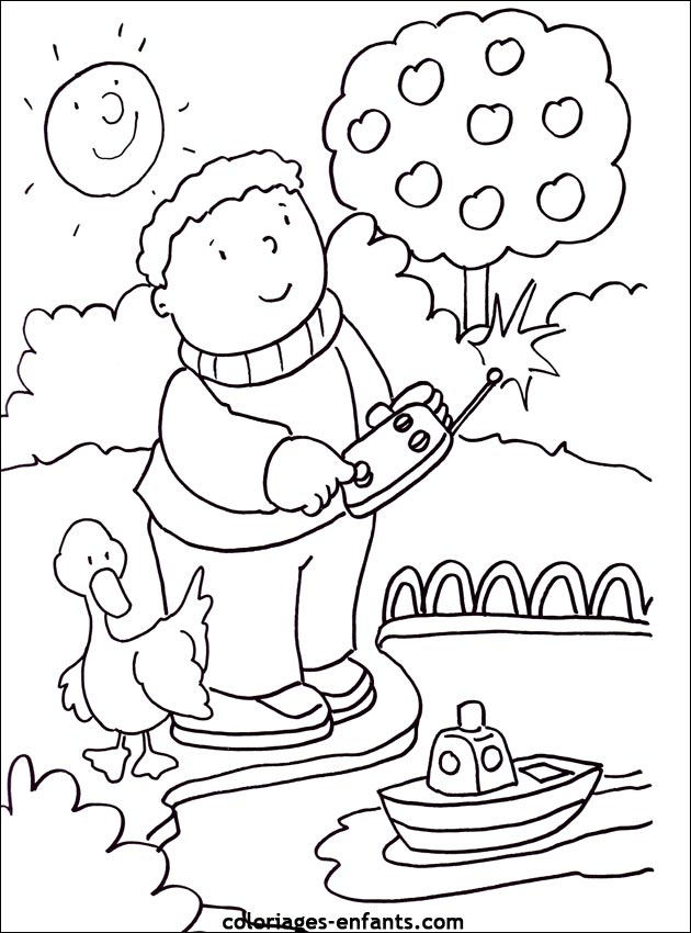 coloriages de bateaux