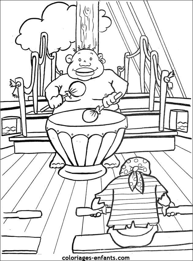 coloriages de bateaux