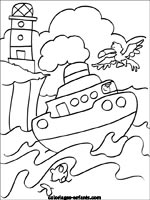 Coloriages de bateaux