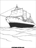 Coloriages de bateaux