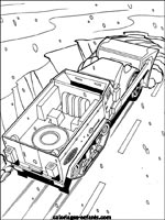 Coloriages de camions