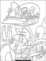 Coloriages de fusees
