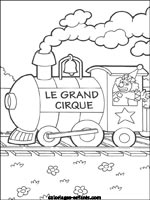 Coloriages de trains