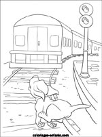 Coloriages de trains