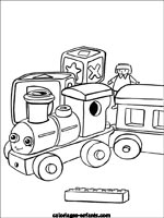 Coloriages de trains