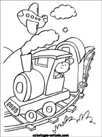 Coloriages de trains