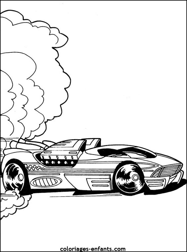 Coloriage Voitures Hot Wheels