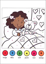 Coloriages cod&eacute;s