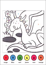 Coloriages cod&eacute;s