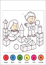 Coloriages cod&eacute;s