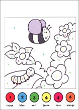 Coloriages cod&eacute;s