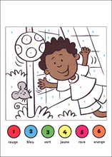 Coloriages cod&eacute;s