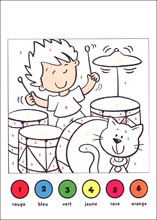 Coloriages cod&eacute;s