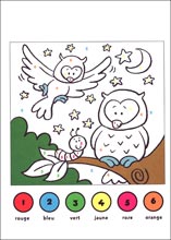 Coloriages cod&eacute;s