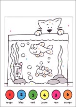 Coloriages cod&eacute;s