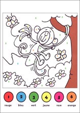 Coloriages cod&eacute;s