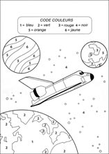 Coloriages cod&eacute;s