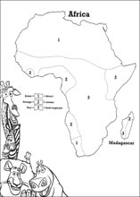 Coloriages cod&eacute;s