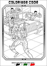 Coloriages cod&eacute;s