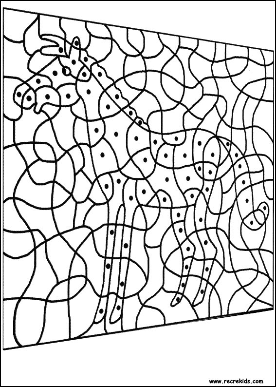 jeu du coloriage magique � imprimer