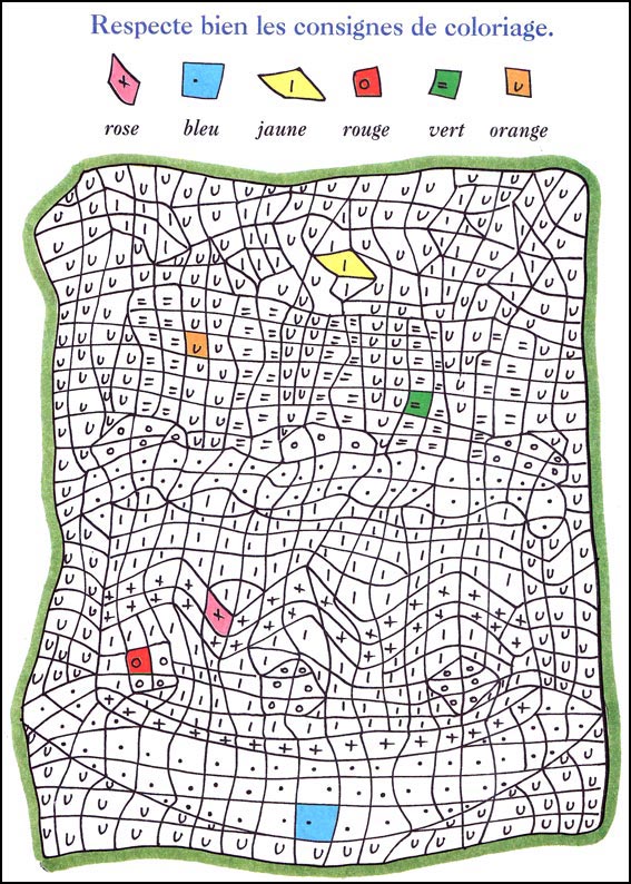 jeu du coloriage magique � imprimer