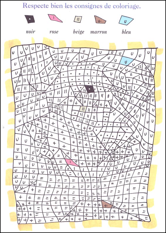 jeu du coloriage magique � imprimer