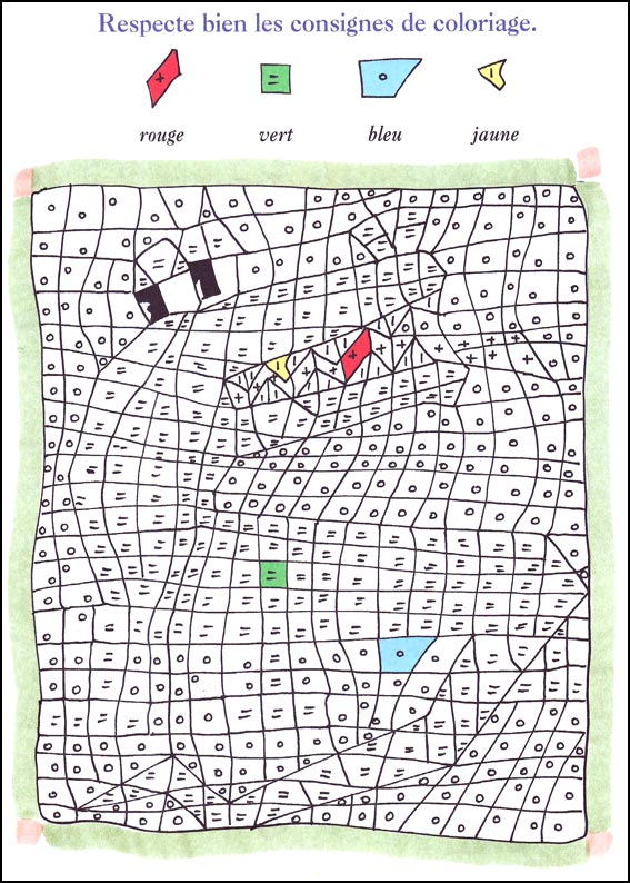 jeu du coloriage magique � imprimer