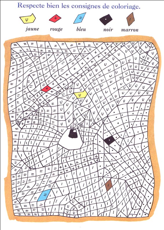 jeu du coloriage magique � imprimer