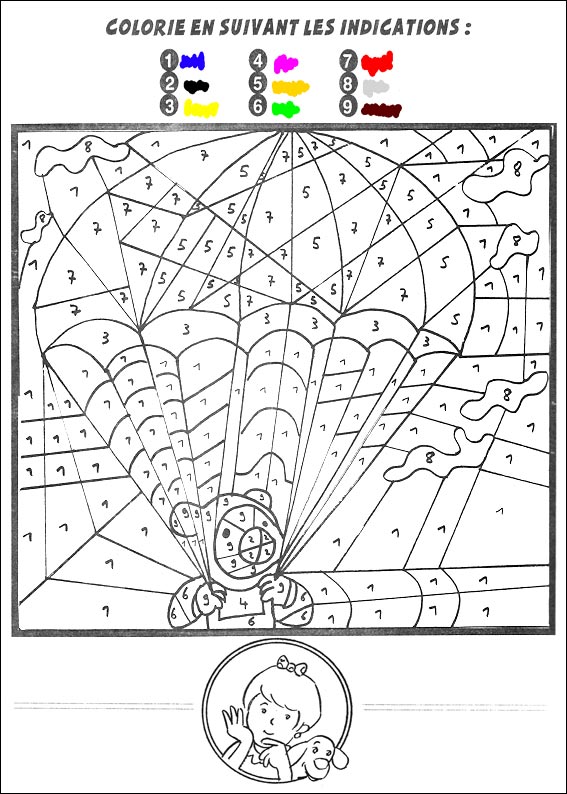 jeu du coloriage magique � imprimer