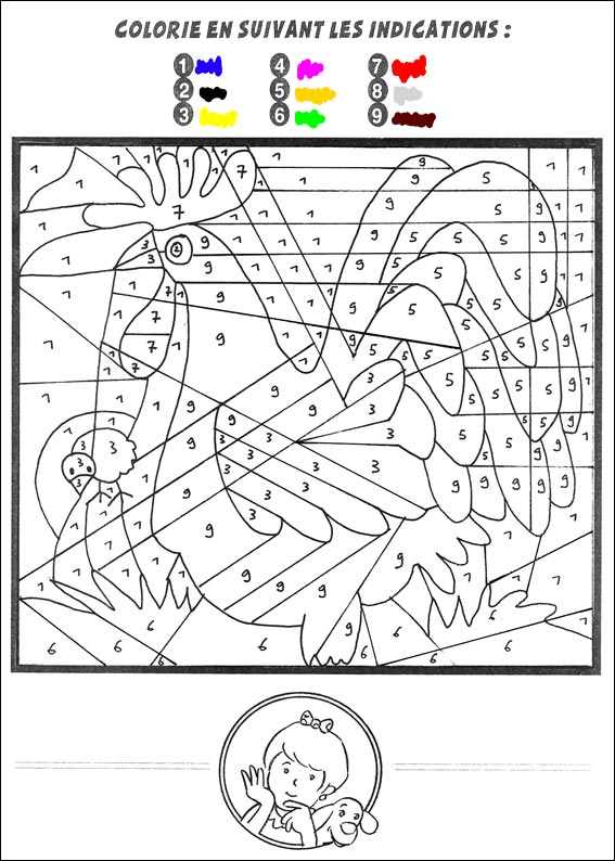 jeu du coloriage magique � imprimer
