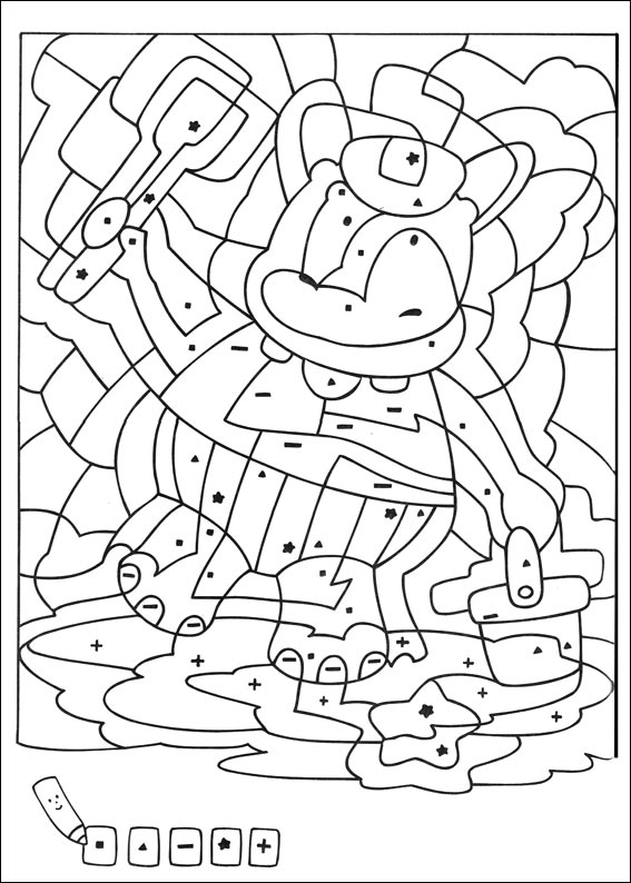 jeu du coloriage magique � imprimer