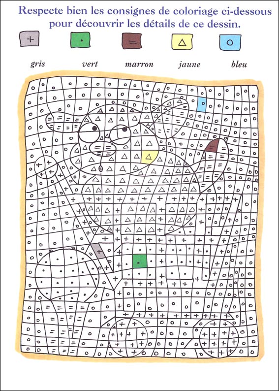 jeu du coloriage magique � imprimer