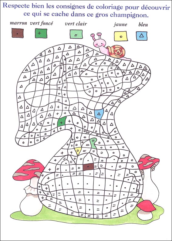 jeu du coloriage magique � imprimer