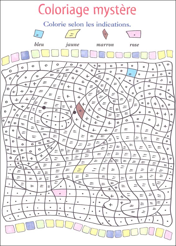 coloriage magique � imprimer