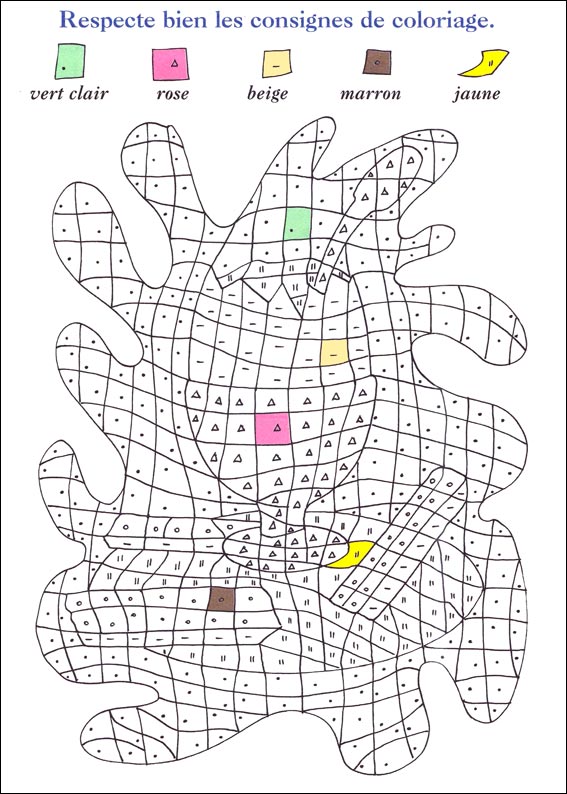 coloriage magique � imprimer