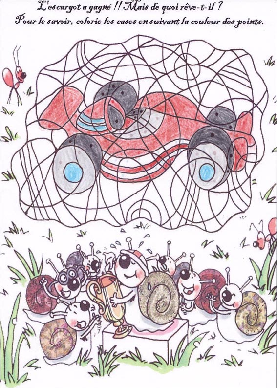 solution des coloriages magiques