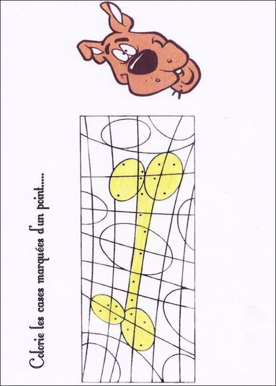 solution des coloriages magiques