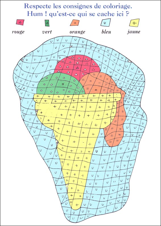 solution des coloriages magiques