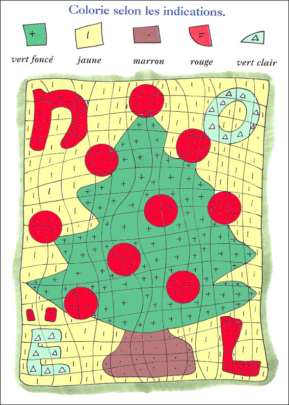 solution des coloriages magiques