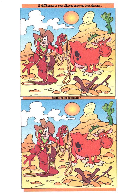 jeu des 7 erreurs � imprimer