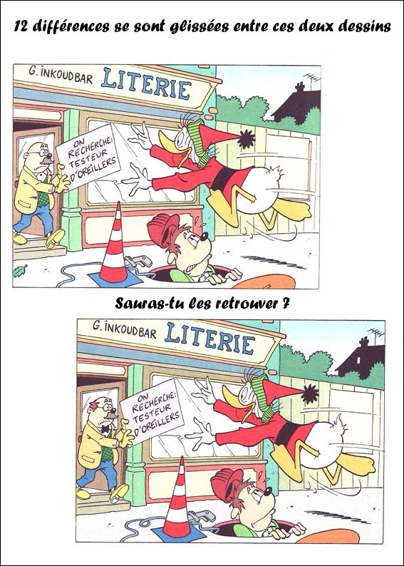 jeu des 7 erreurs � imprimer