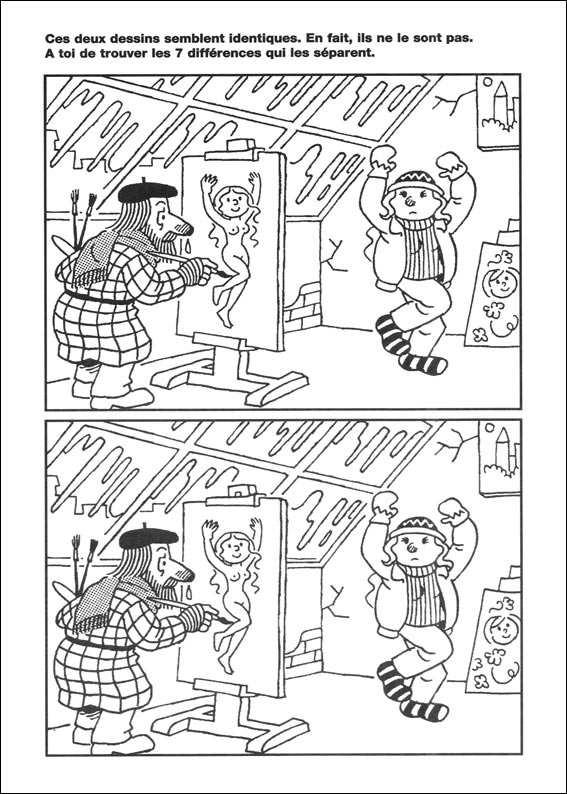 jeu des 7 erreurs � imprimer