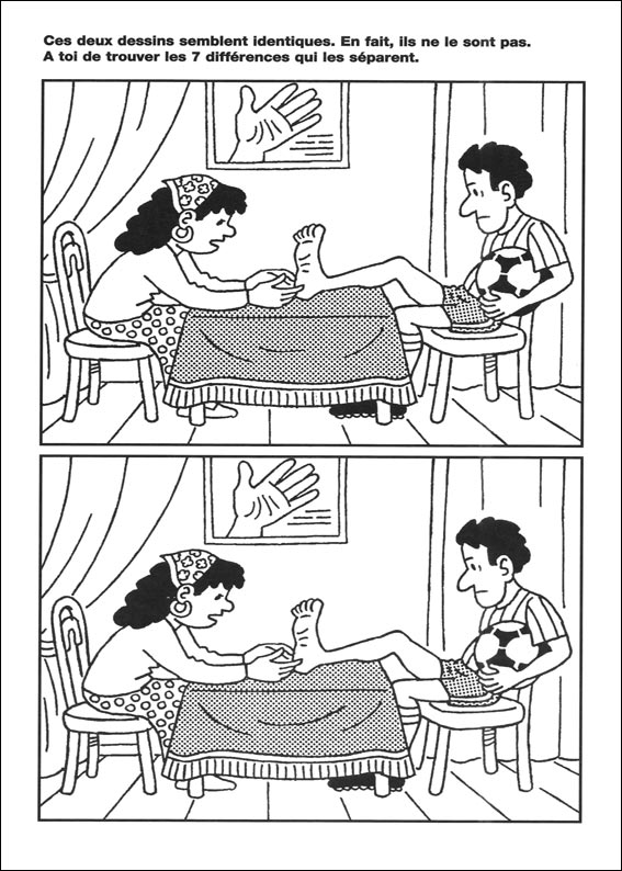 jeu des 7 erreurs � imprimer